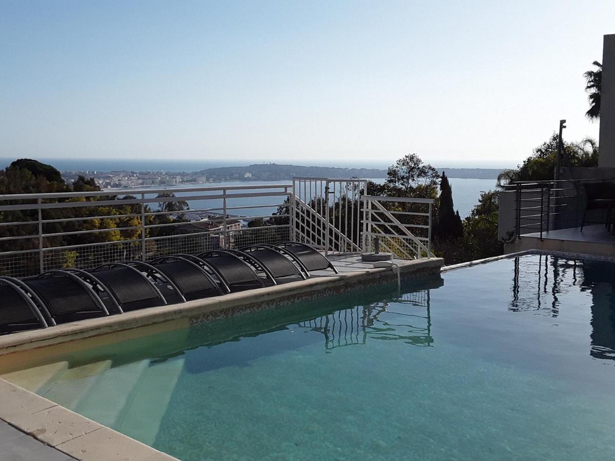 Villa Alamp#Supercannes #Golfejuan #Cannes #Mediterraneanpanoramicview #Piscine #Rooftop # Verymodern #Openliving #Closebeach #Closecapantibes Vallauris Dış mekan fotoğraf