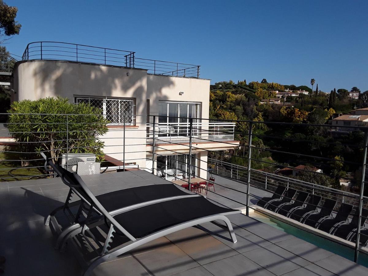 Villa Alamp#Supercannes #Golfejuan #Cannes #Mediterraneanpanoramicview #Piscine #Rooftop # Verymodern #Openliving #Closebeach #Closecapantibes Vallauris Dış mekan fotoğraf